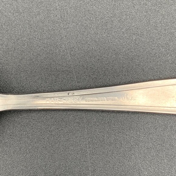 Marcrest Flatware Atomic Starburst MCM Set Dinner Salad Fork Tea Serving Spoon - Picture 5 of 5